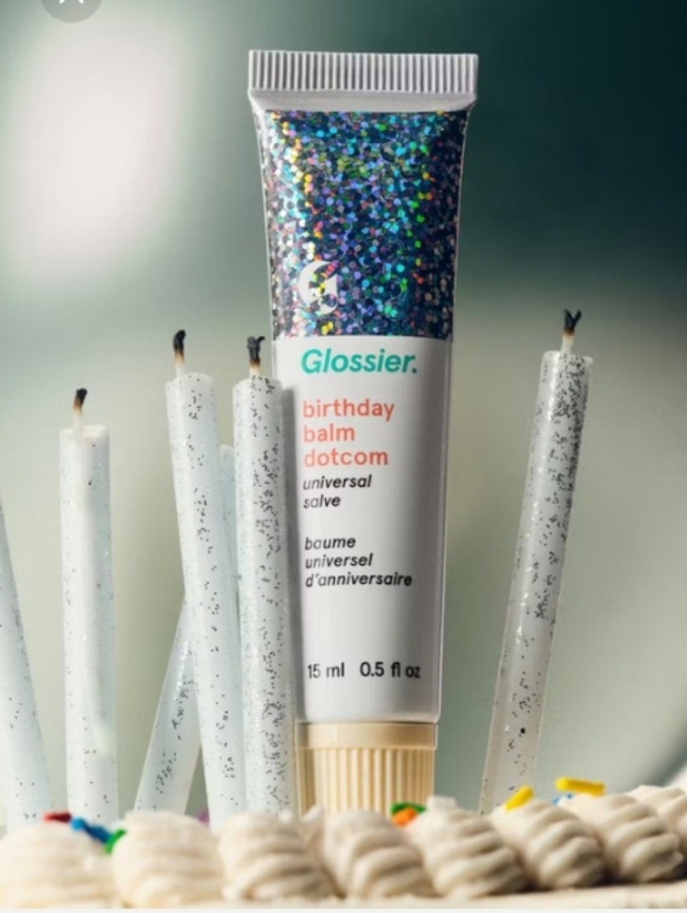 Glossier Balm Birthday Cake New